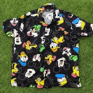 Disney Men’s Button Down Character Shirt